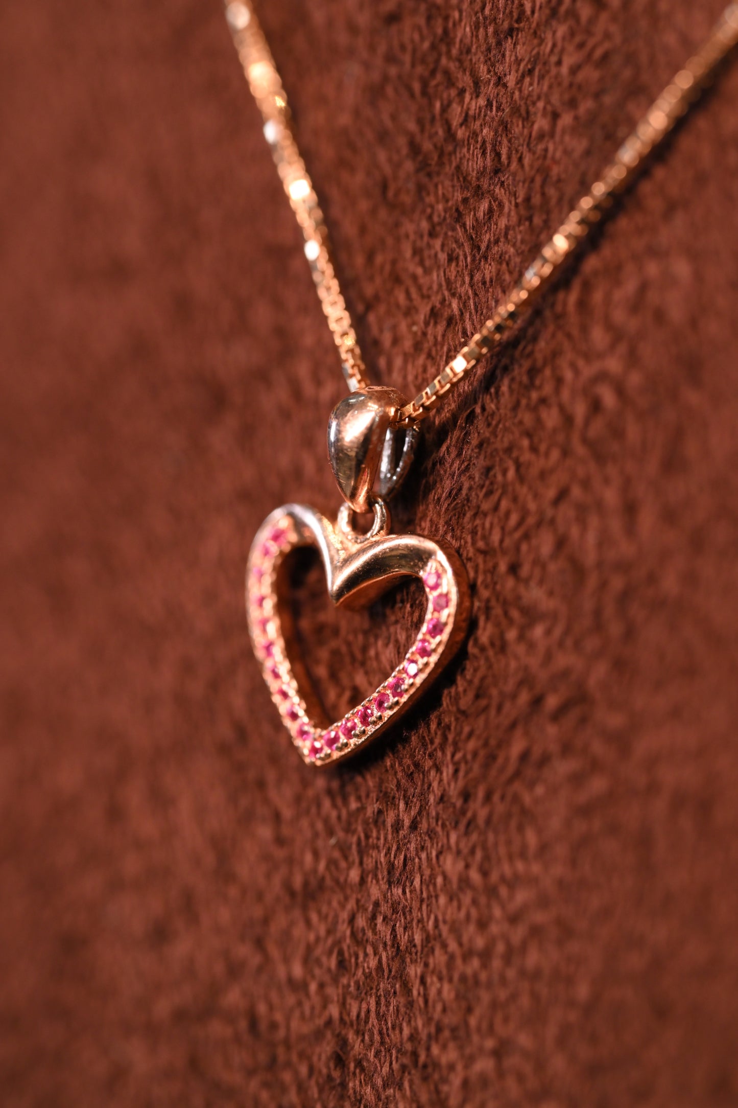Silver fancy chain with pendant