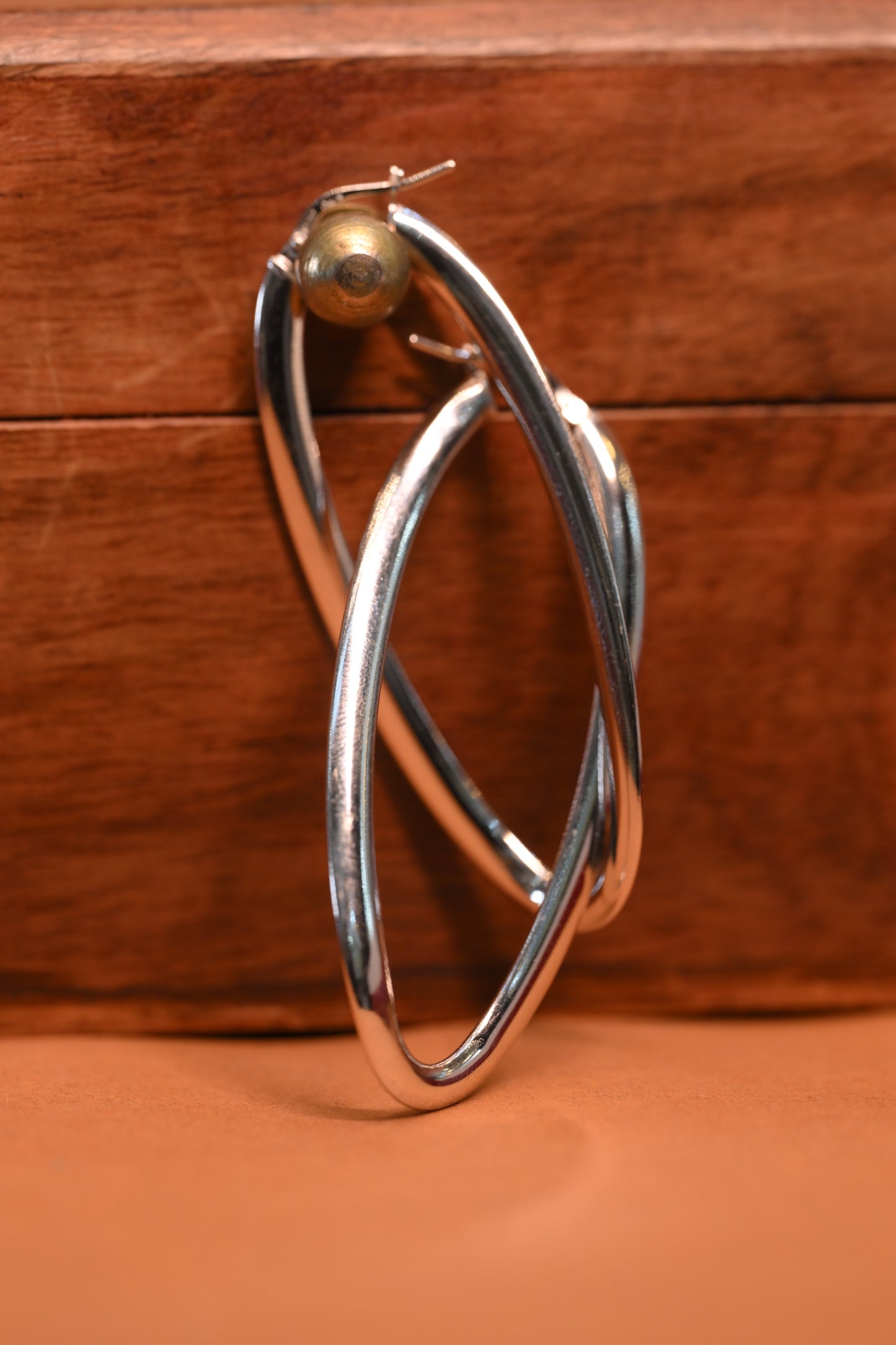 Silver Hoops