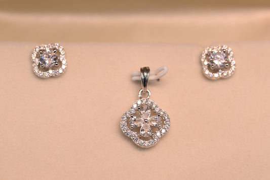 Silver Pendant set