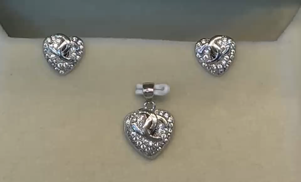 Silver Pendant set