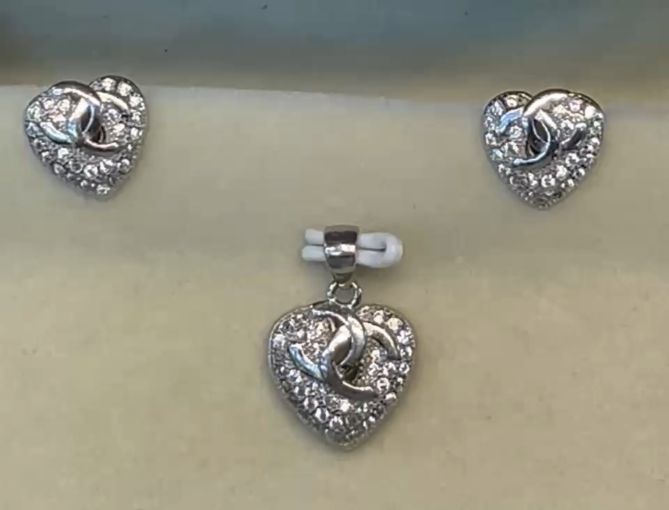 Silver Pendant set